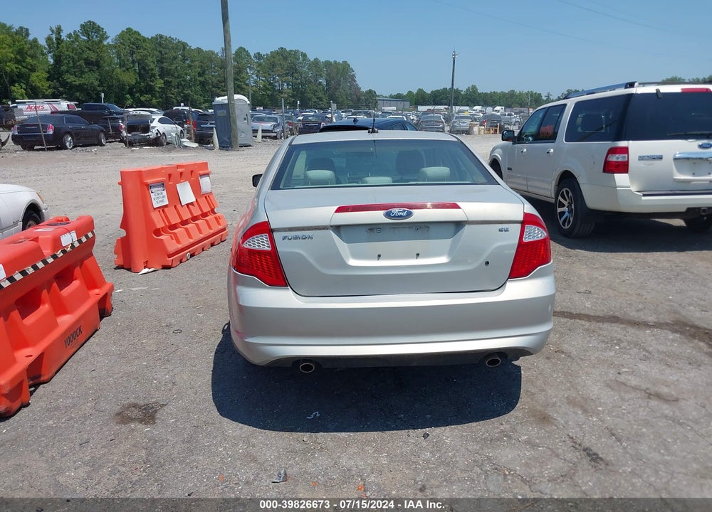 2010 FORD FUSION SE VIN: 3FAHP0HG7AR173943