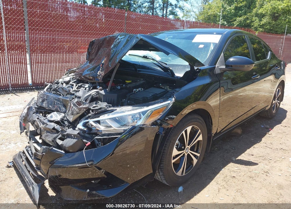 2022 NISSAN SENTRA VIN: 3N1AB8CV0NY236068