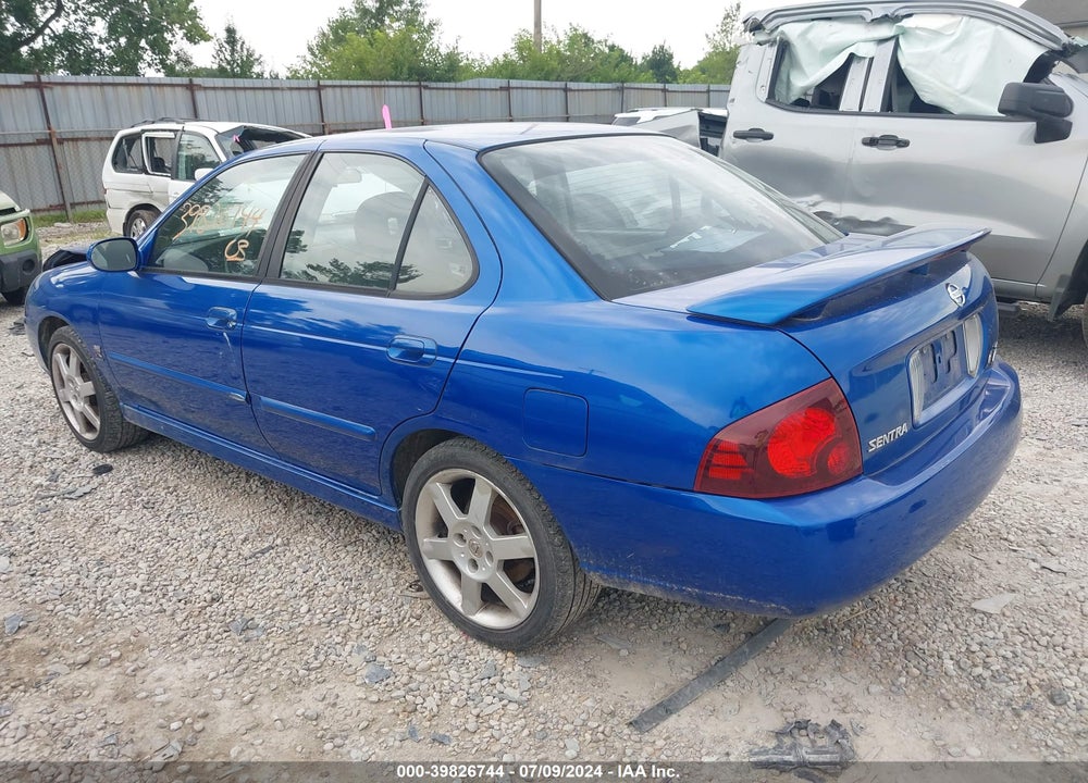 2006 NISSAN SENTRA SE-R SPEC V VIN: 3N1AB51D36L557318