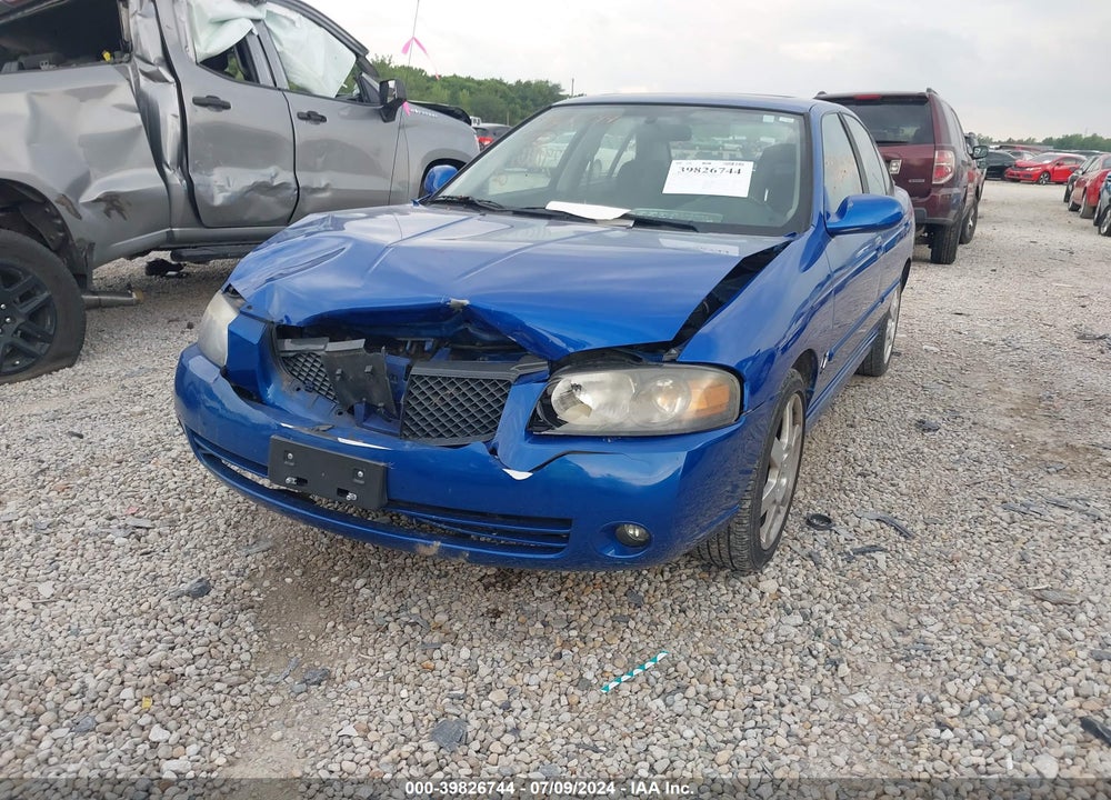 2006 NISSAN SENTRA SE-R SPEC V VIN: 3N1AB51D36L557318