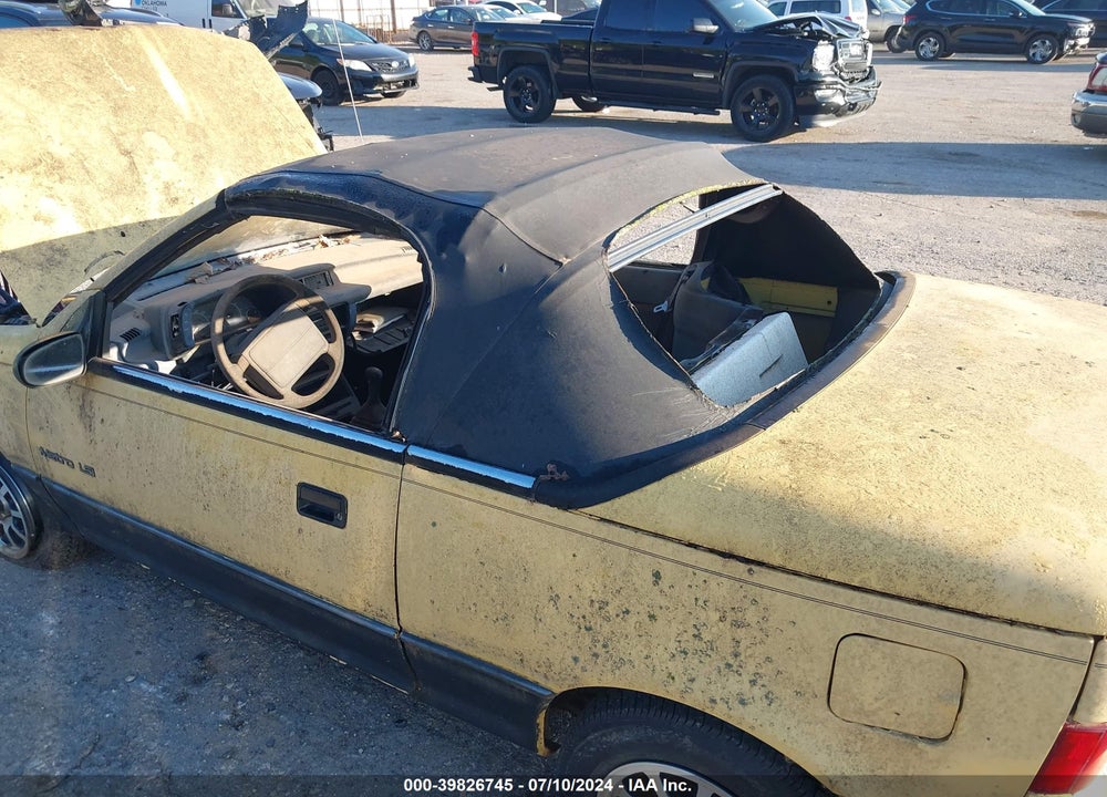 1991 GEO METRO LSI SPRINT CL VIN: JG1MR336XMK602447