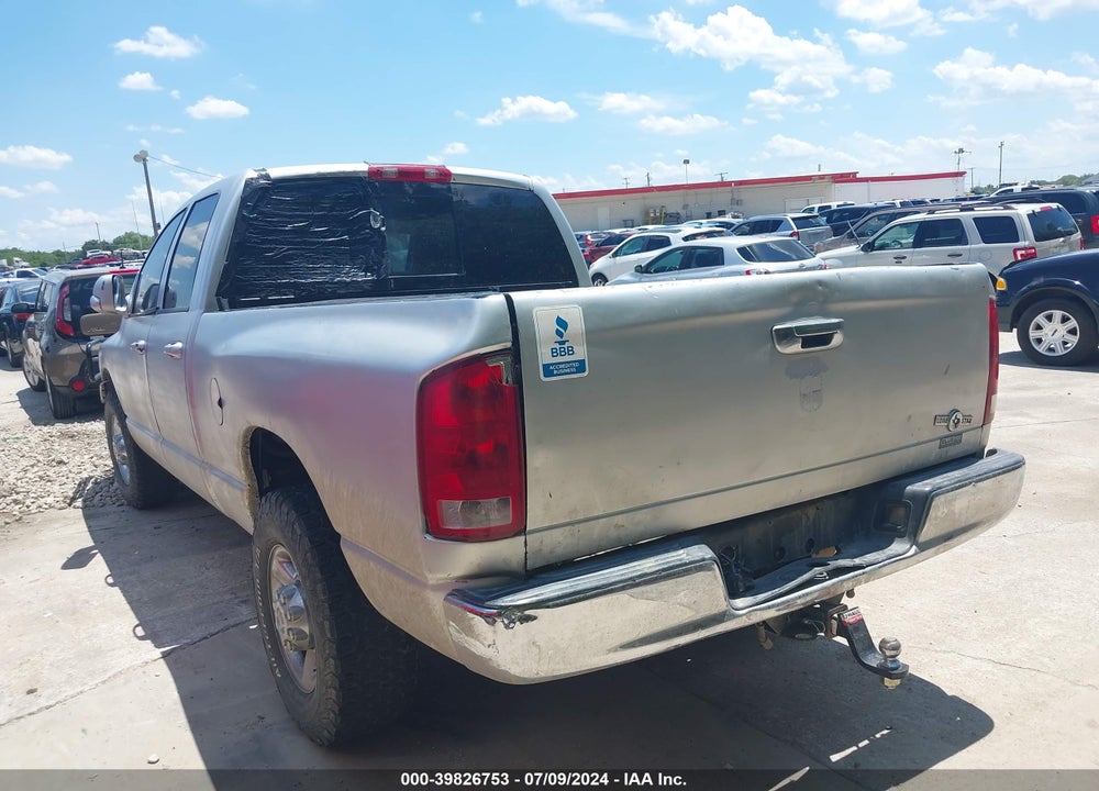 2003 DODGE RAM 2500 SLT/LARAMIE/ST VIN: 3D7KA28CX3G820169