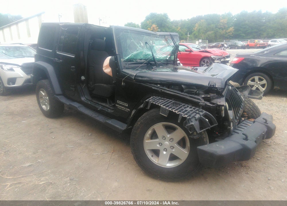 2014 JEEP WRANGLER UNLIMITED SPORT VIN: 1C4BJWDG9EL288333