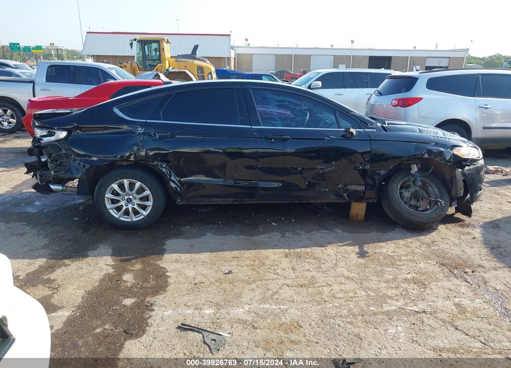 2016 FORD FUSION S VIN: 3FA6P0G75GR267739