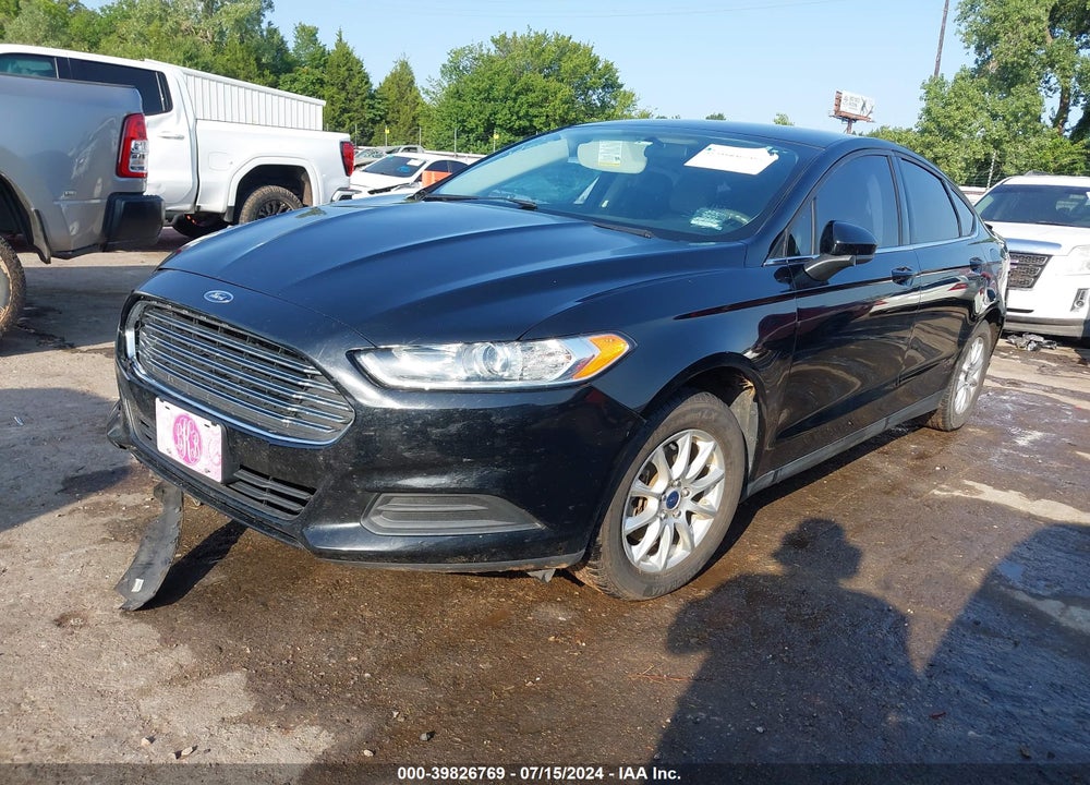 2016 FORD FUSION S VIN: 3FA6P0G75GR267739
