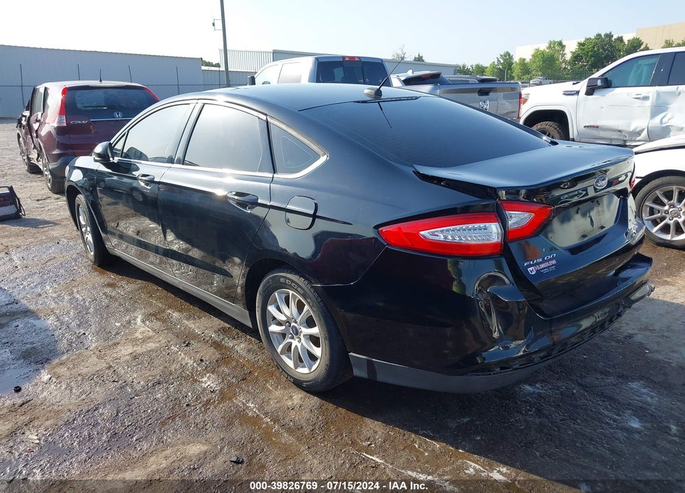 2016 FORD FUSION S VIN: 3FA6P0G75GR267739