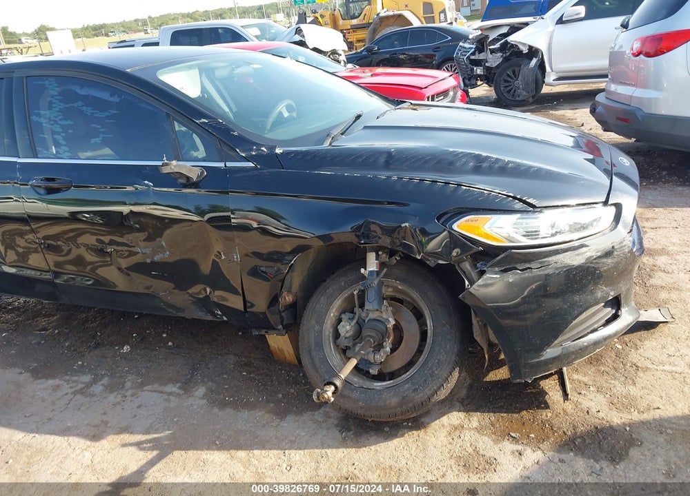2016 FORD FUSION S VIN: 3FA6P0G75GR267739