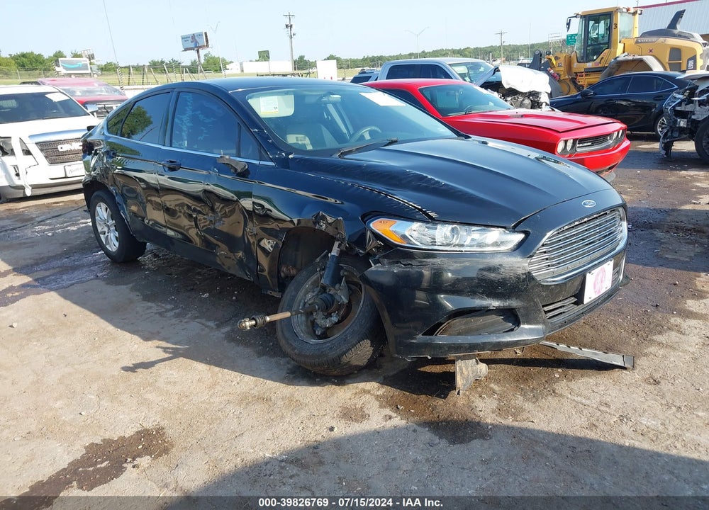 2016 FORD FUSION S VIN: 3FA6P0G75GR267739