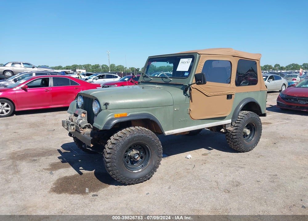 1984 JEEP CJ7 VIN: 1JCCM87E6ET100335