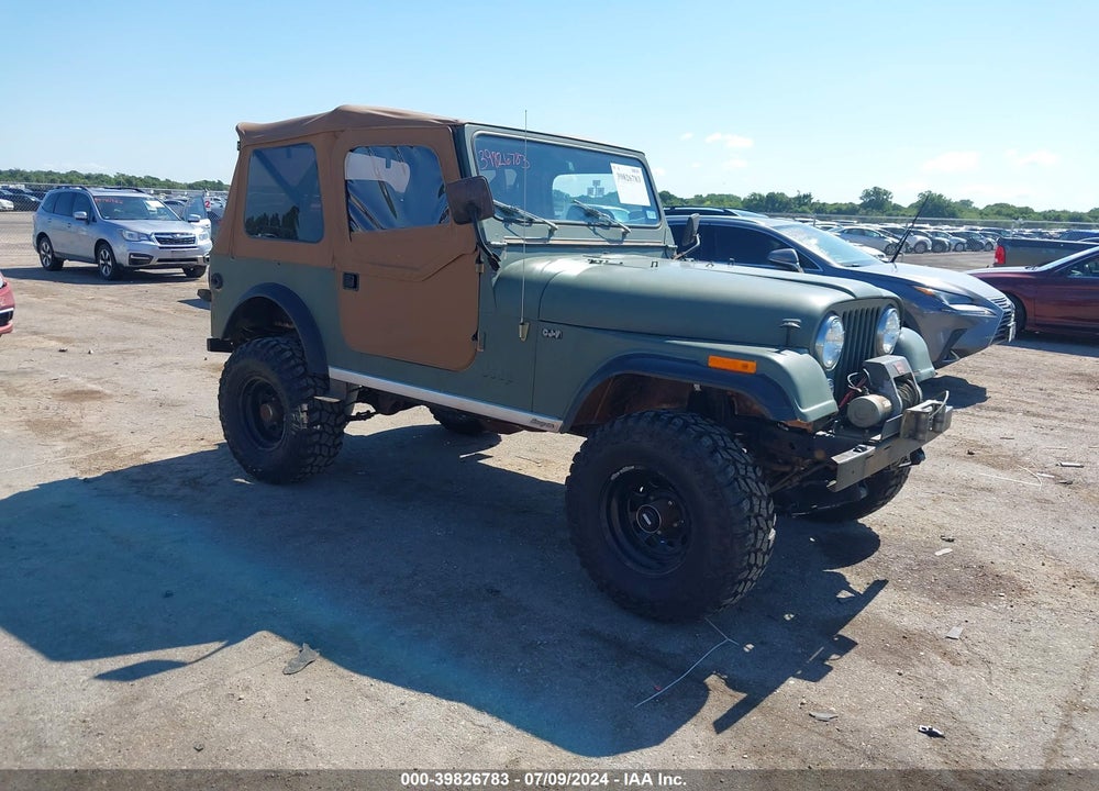 1984 JEEP CJ7 VIN: 1JCCM87E6ET100335