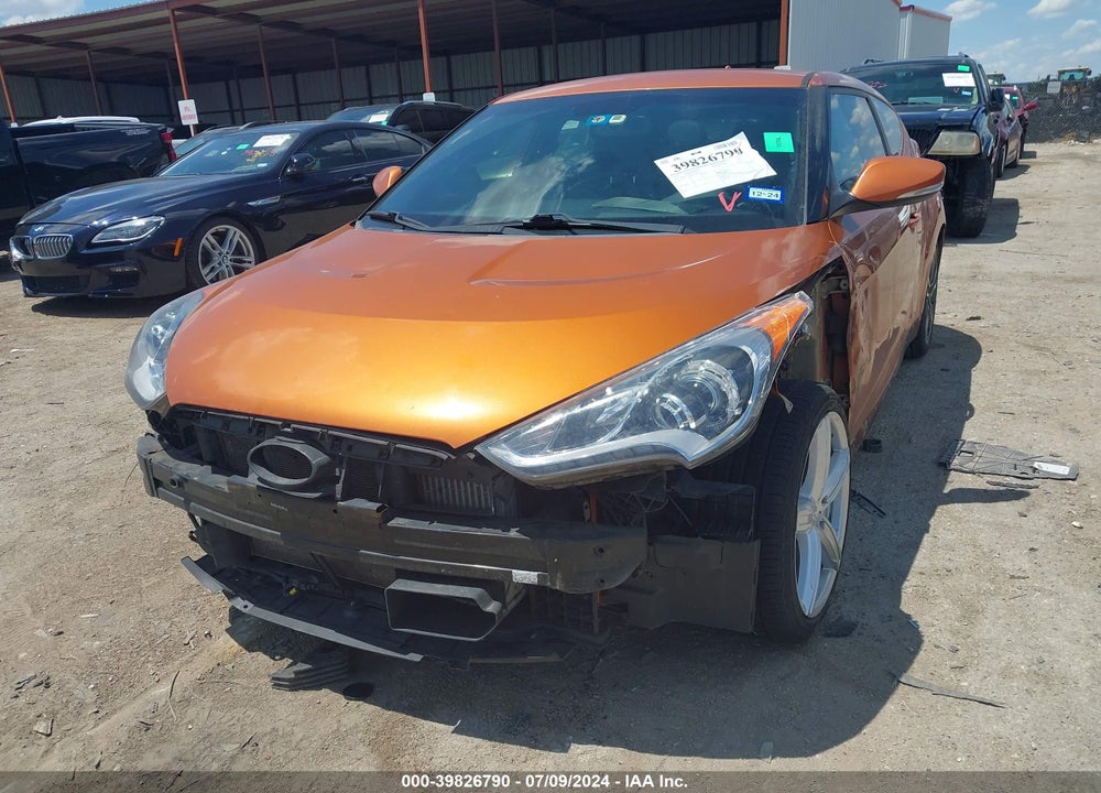 2016 HYUNDAI VELOSTER TURBO VIN: KMHTC6AE6GU287182