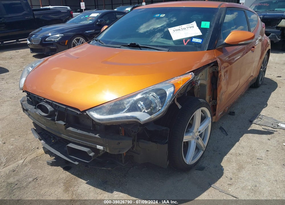 2016 HYUNDAI VELOSTER TURBO VIN: KMHTC6AE6GU287182