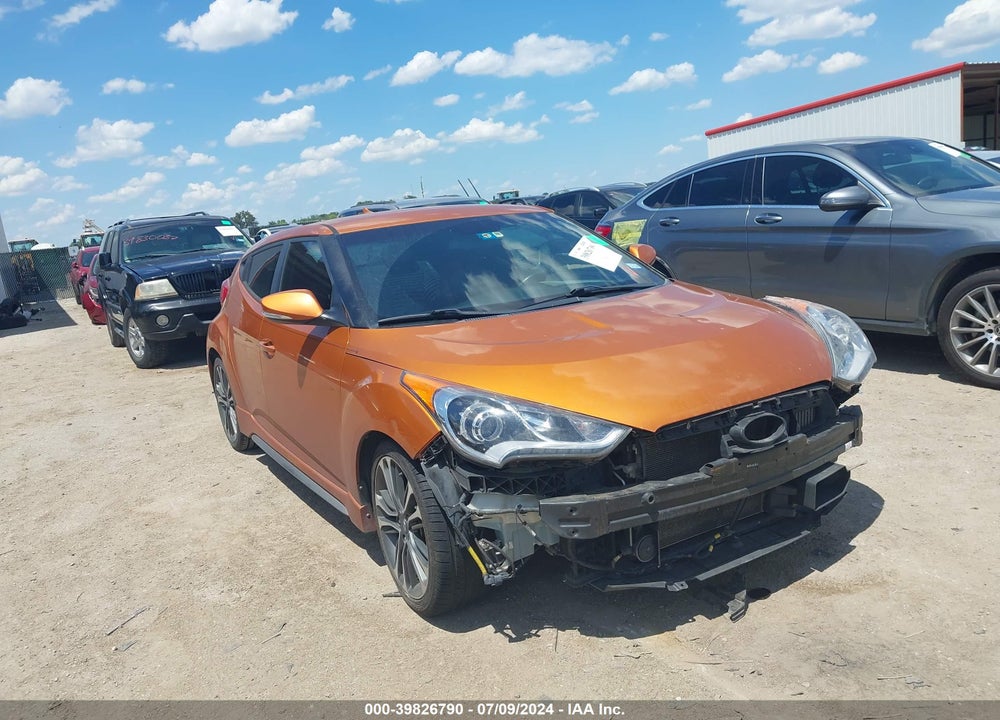 2016 HYUNDAI VELOSTER TURBO VIN: KMHTC6AE6GU287182