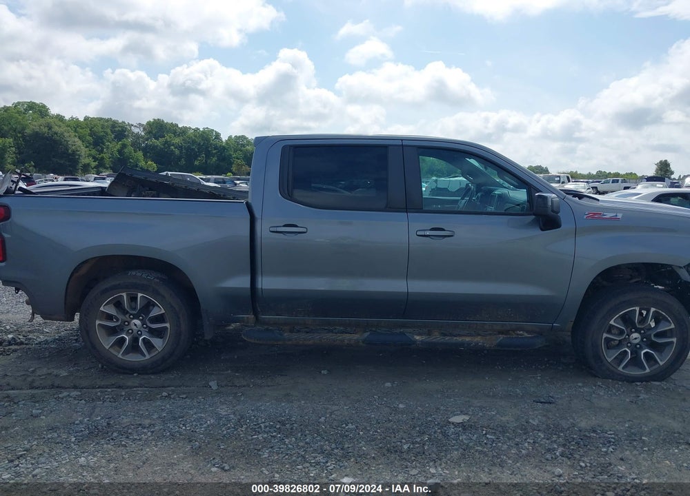 2021 CHEVROLET SILVERADO 1500 4WD SHORT BED RST VIN: 3GCUYEED8MG261025