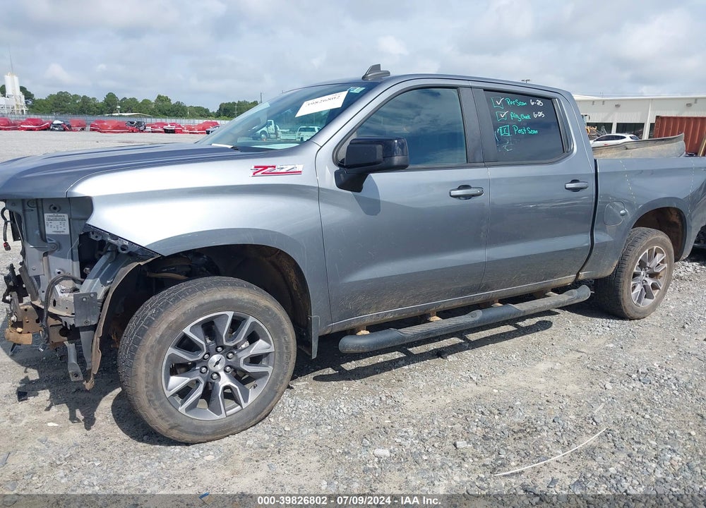 2021 CHEVROLET SILVERADO 1500 4WD SHORT BED RST VIN: 3GCUYEED8MG261025