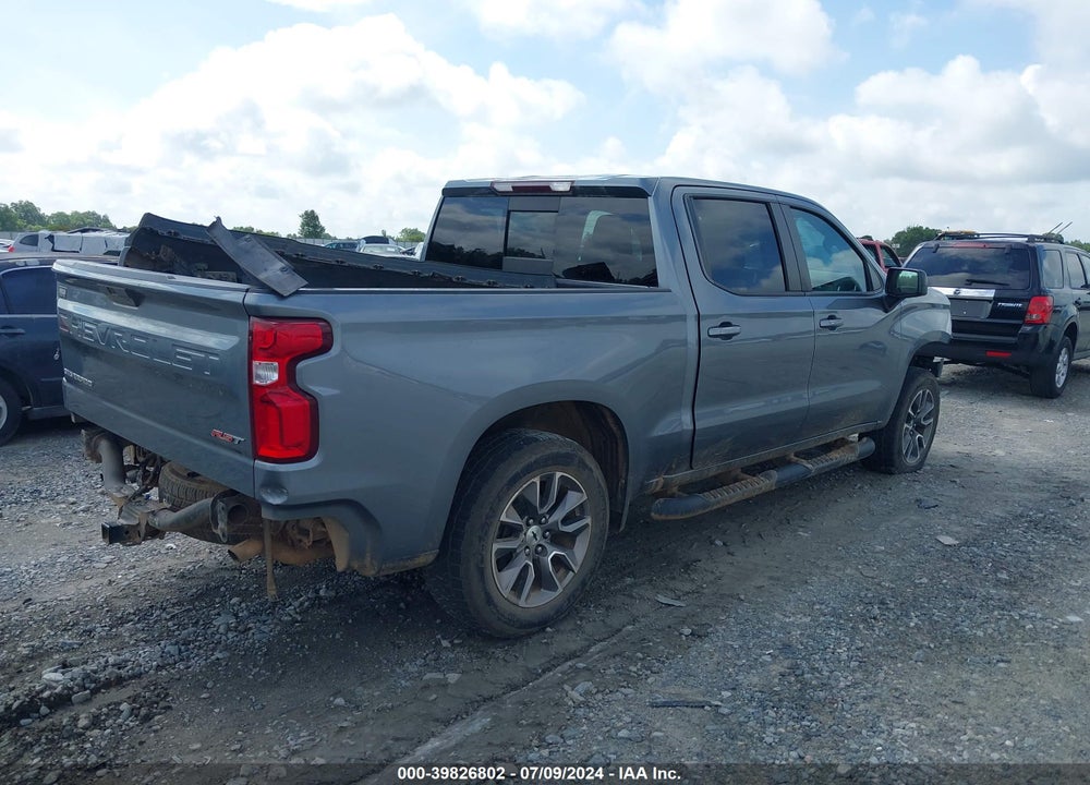 2021 CHEVROLET SILVERADO 1500 4WD SHORT BED RST VIN: 3GCUYEED8MG261025