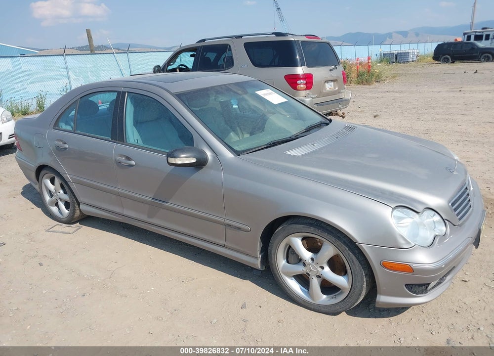 2005 MERCEDES-BENZ C 230 KOMPRESSOR SPORT VIN: WDBRF40J05F711092