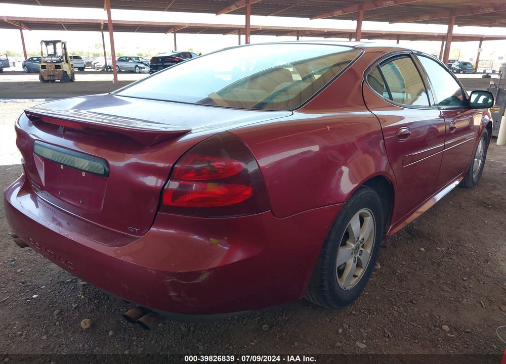 2005 PONTIAC GRAND PRIX GT VIN: 2G2WS522951311264