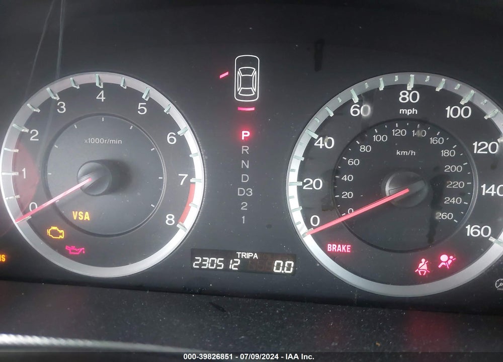 2009 HONDA ACCORD 2.4 EX-L VIN: 1HGCP26839A015327