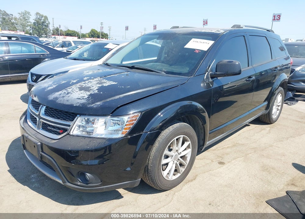 2014 DODGE JOURNEY SXT VIN: 3C4PDDBG1ET244206