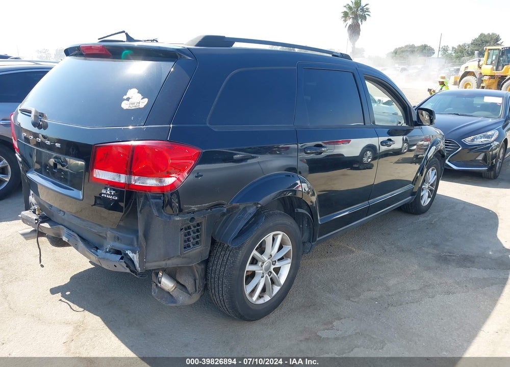 2014 DODGE JOURNEY SXT VIN: 3C4PDDBG1ET244206