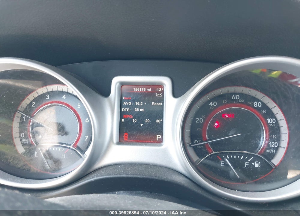 2014 DODGE JOURNEY SXT VIN: 3C4PDDBG1ET244206
