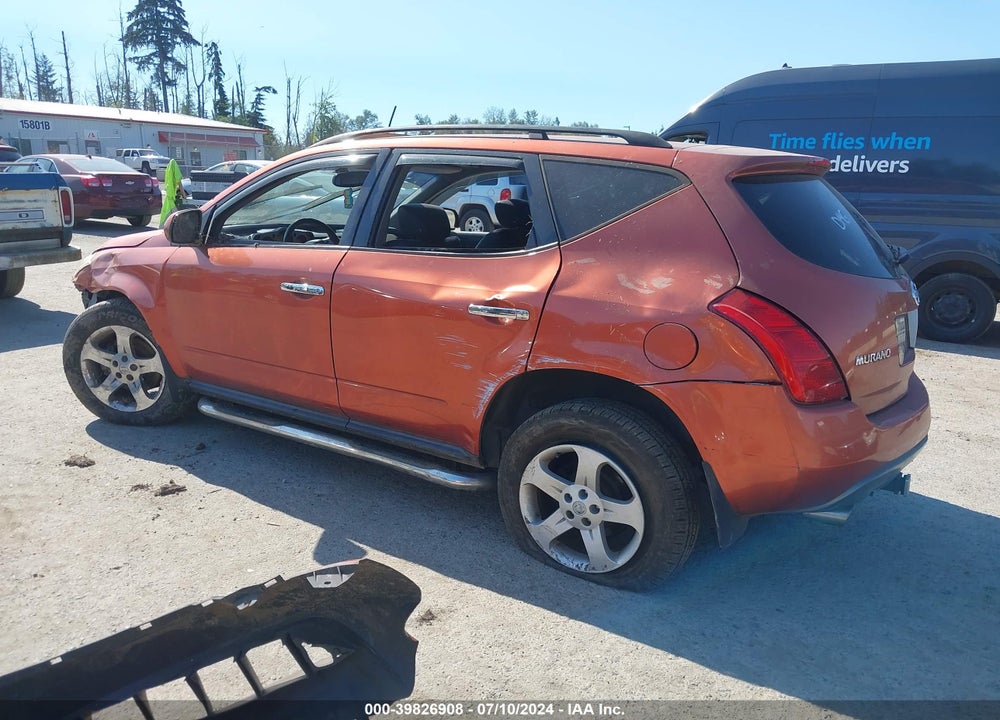 2005 NISSAN MURANO SL VIN: JN8AZ08W15W438151
