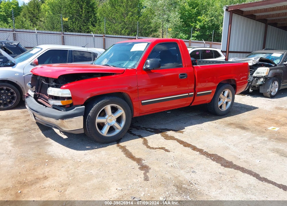 2000 CHEVROLET SILVERADO 1500 VIN: 1GCEC14W8YZ292098