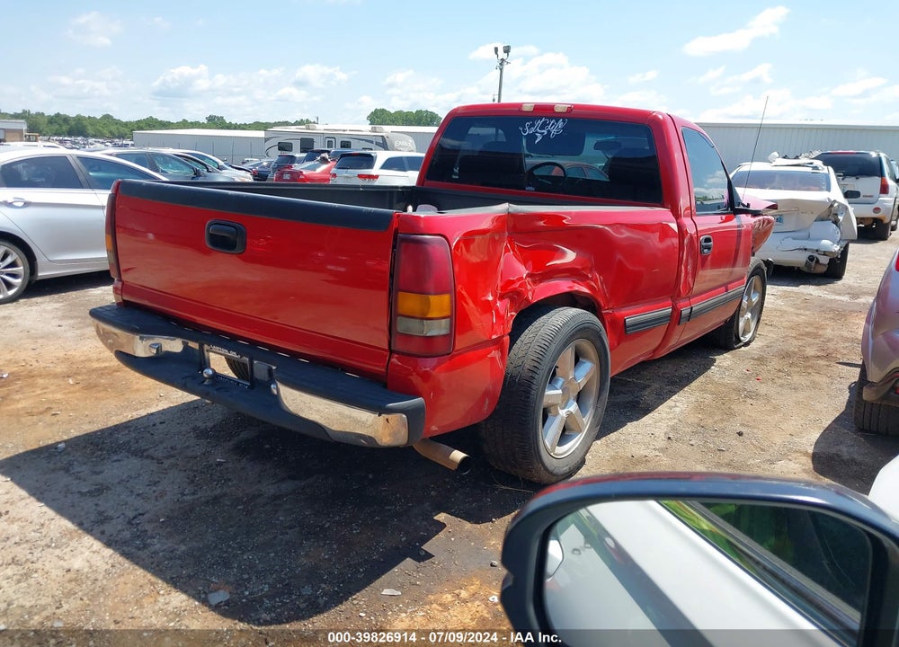 2000 CHEVROLET SILVERADO 1500 VIN: 1GCEC14W8YZ292098