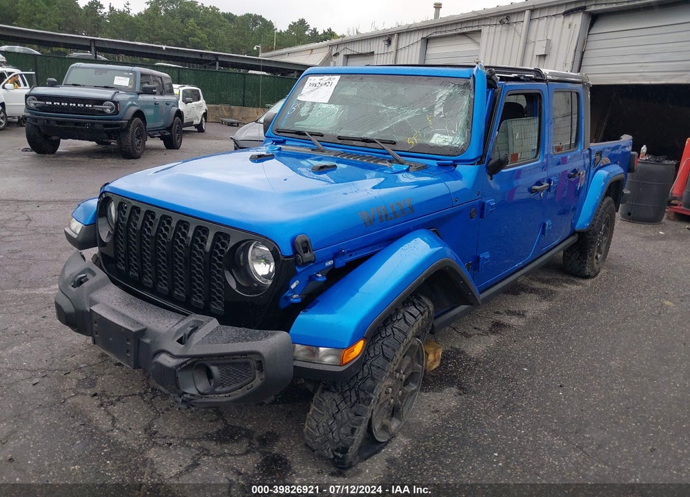 2021 JEEP GLADIATOR WILLYS 4X4 VIN: 1C6HJTAG5ML618732
