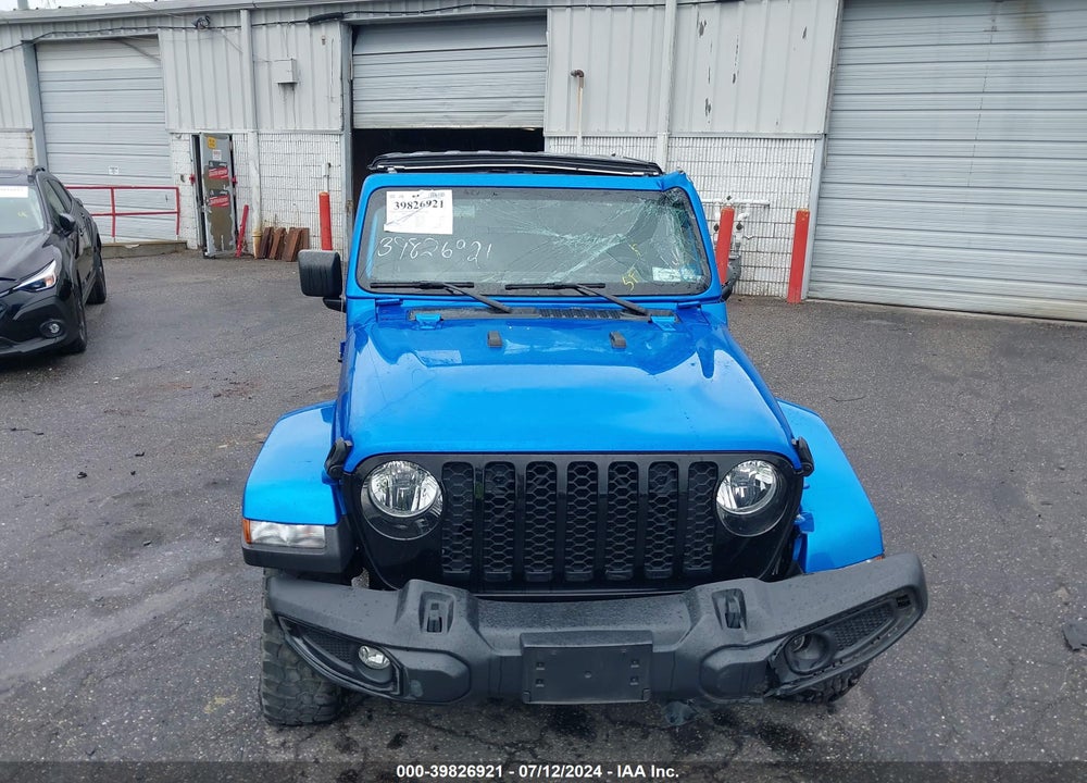 2021 JEEP GLADIATOR WILLYS 4X4 VIN: 1C6HJTAG5ML618732