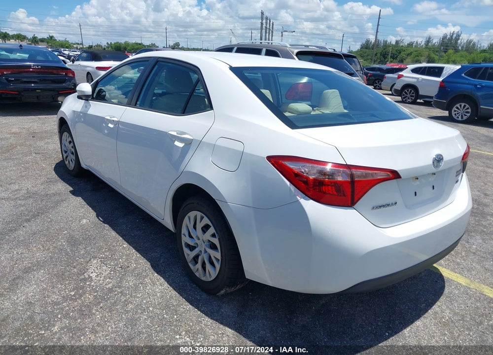 2019 TOYOTA COROLLA LE VIN: 5YFBURHEXKP930157