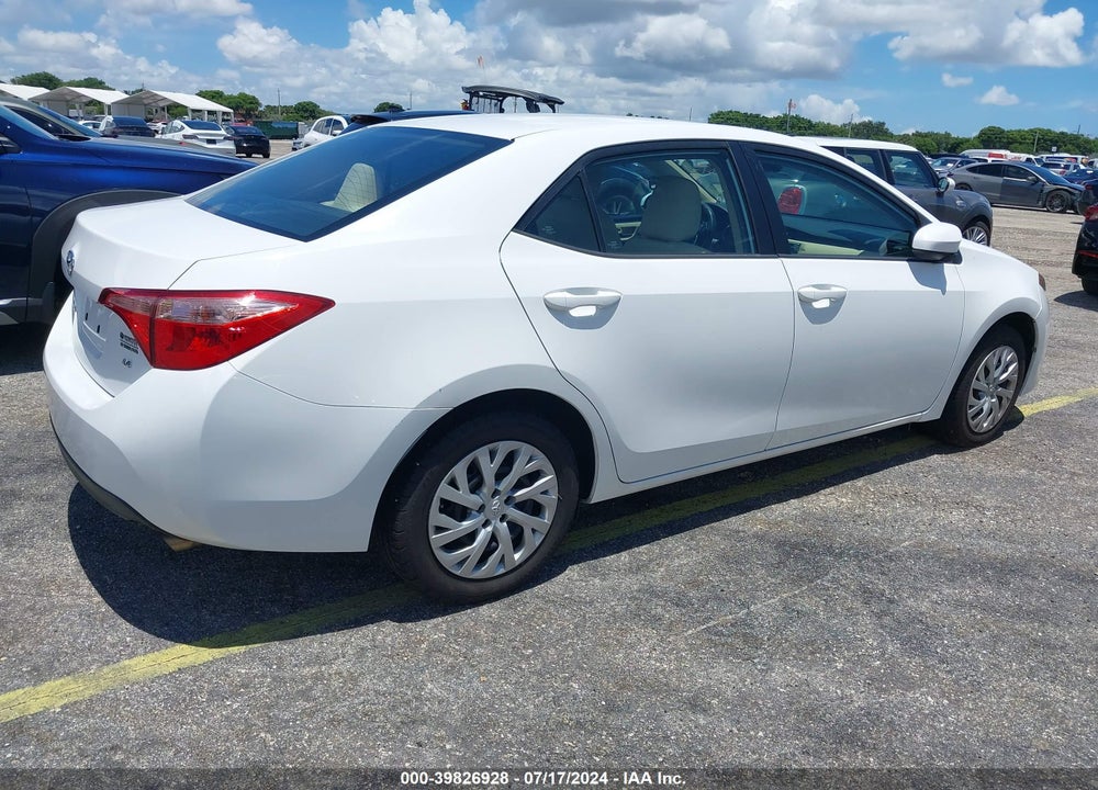 2019 TOYOTA COROLLA LE VIN: 5YFBURHEXKP930157