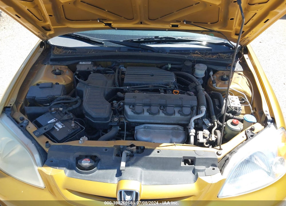 2001 HONDA CIVIC EX VIN: 1HGEM22971L003643