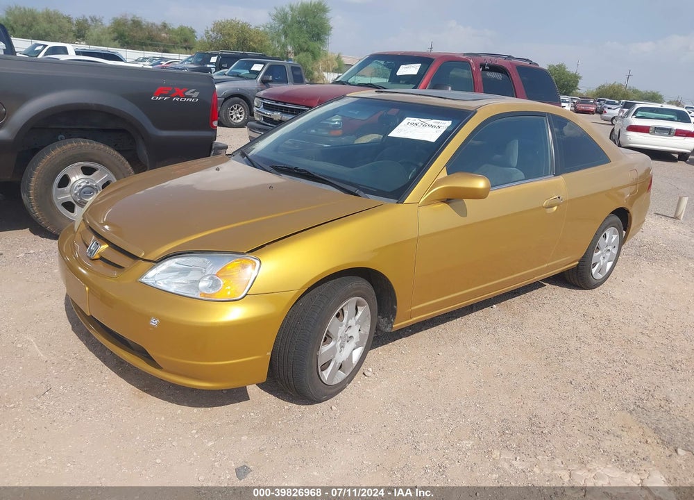 2001 HONDA CIVIC EX VIN: 1HGEM22971L003643
