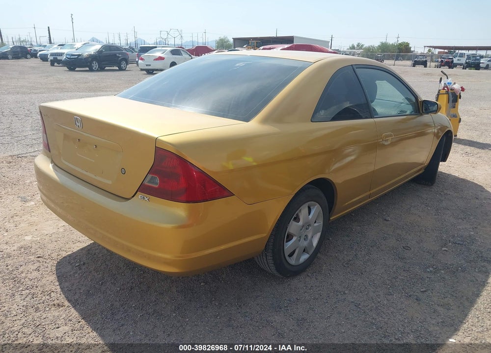 2001 HONDA CIVIC EX VIN: 1HGEM22971L003643