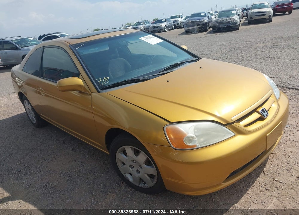 2001 HONDA CIVIC EX VIN: 1HGEM22971L003643