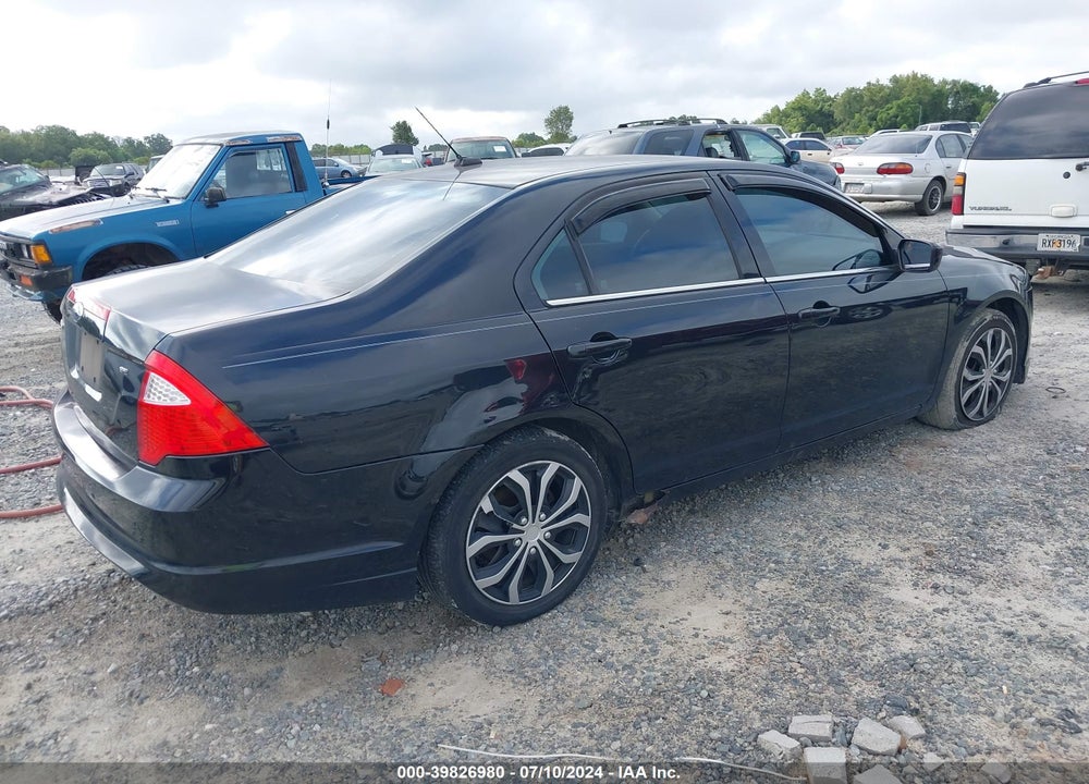 2010 FORD FUSION SE VIN: 3FAHP0HA3AR165124