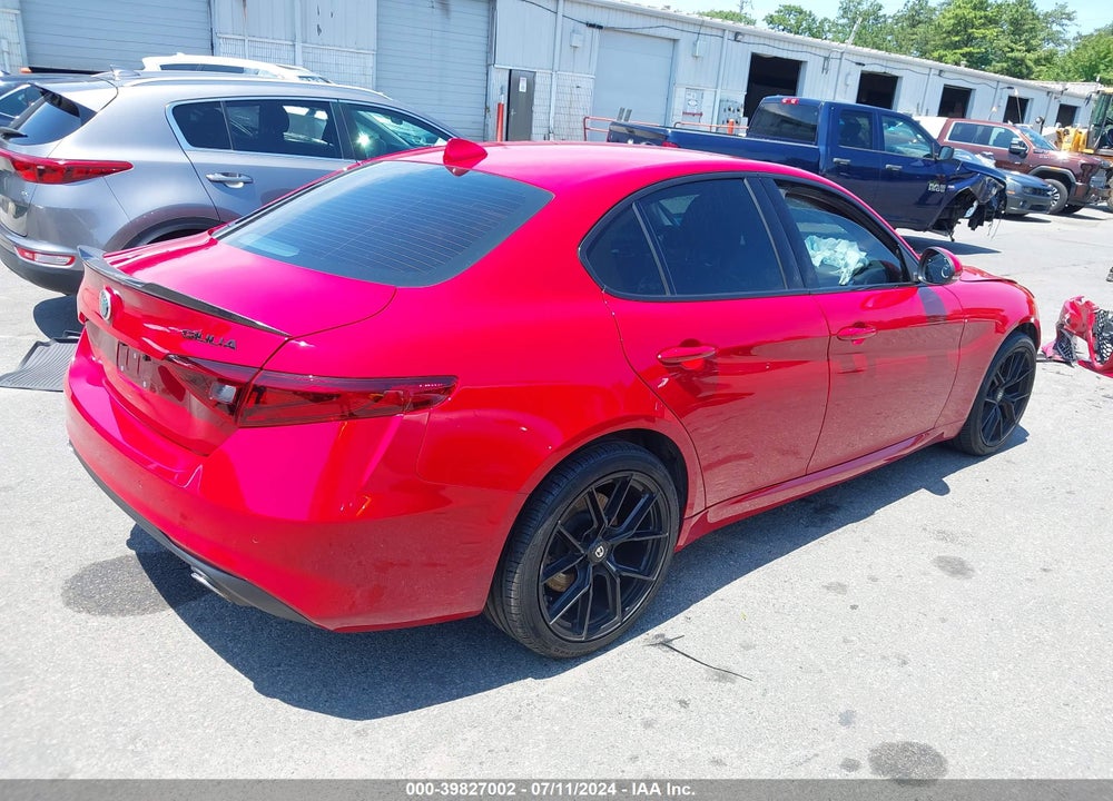 2020 ALFA ROMEO GIULIA AWD VIN: ZARFANAN2L7632837