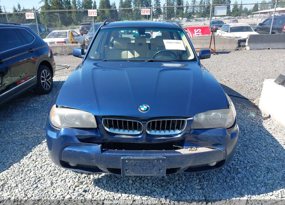 2006 BMW X3 3.0I VIN: WBXPA93466WG82537
