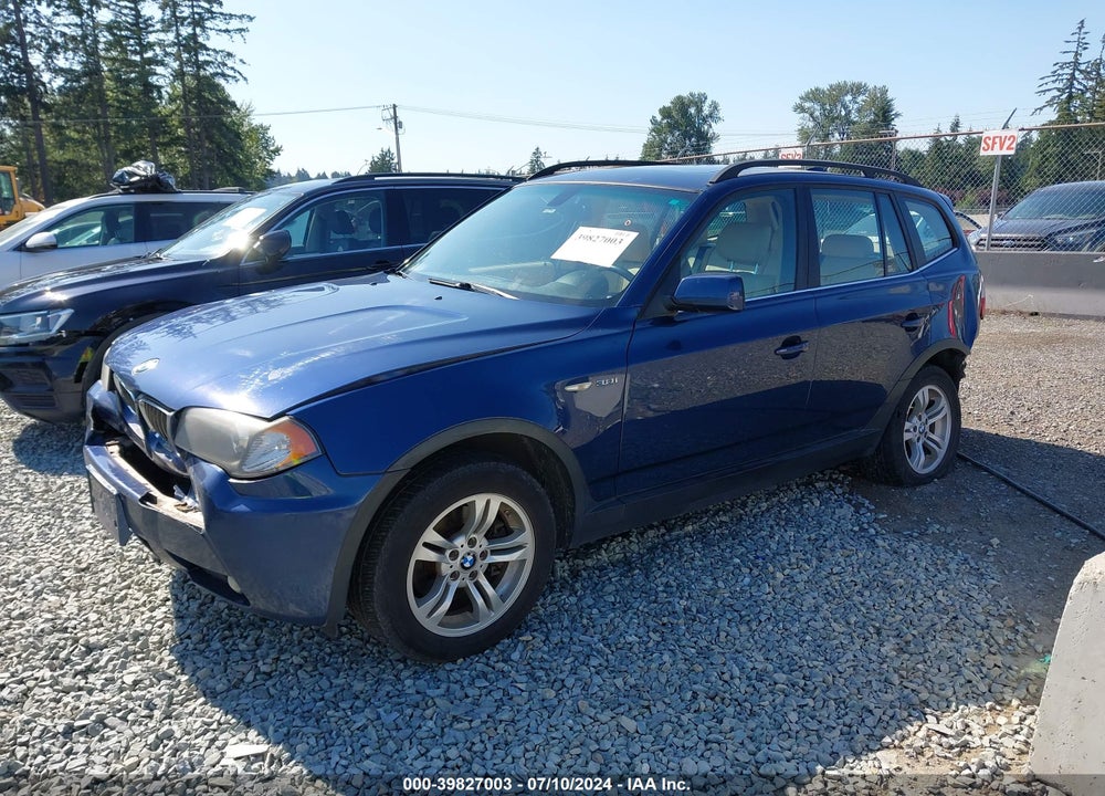 2006 BMW X3 3.0I VIN: WBXPA93466WG82537