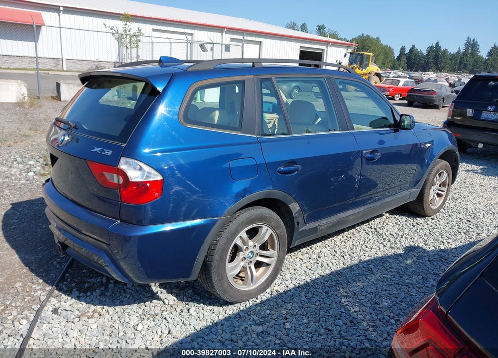 2006 BMW X3 3.0I VIN: WBXPA93466WG82537