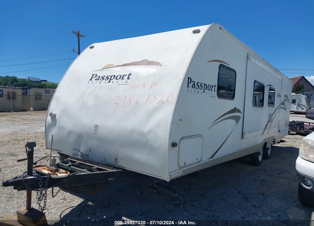 2008 KEYSTONE RV PASSPORT VIN: 4YDT2802186410240