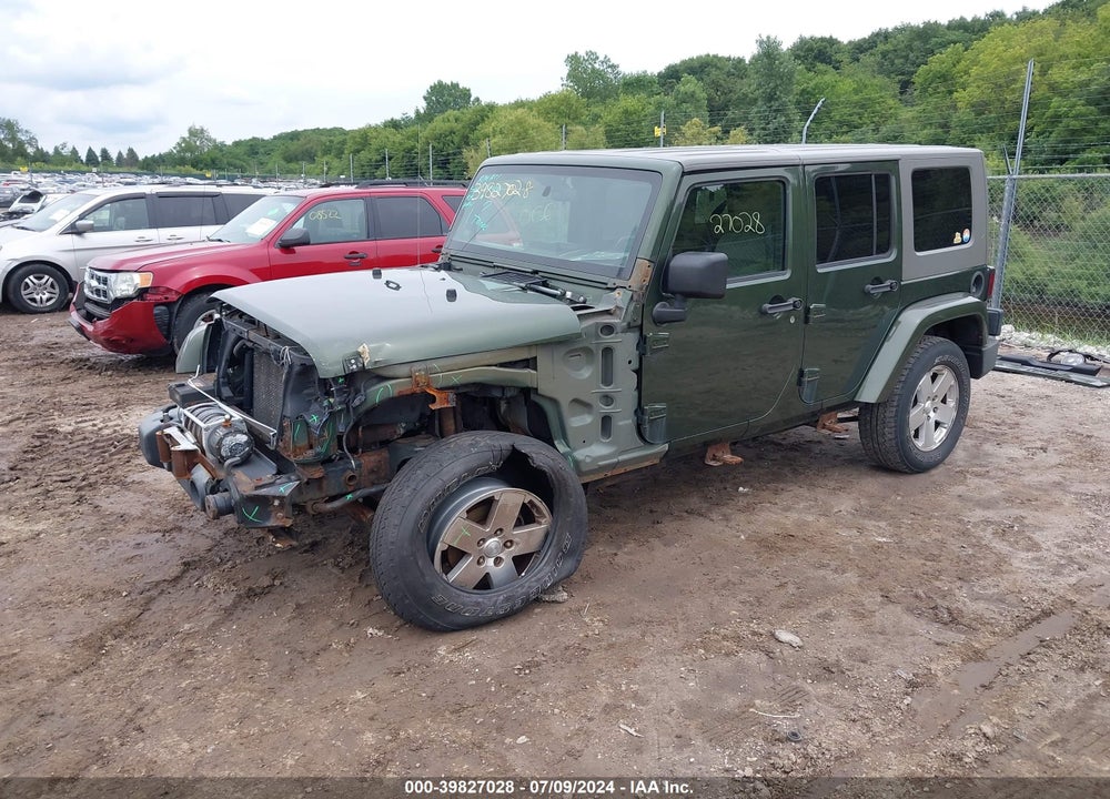 2008 JEEP WRANGLER UNLIMITED SAHARA VIN: 1J4GA59138L589649