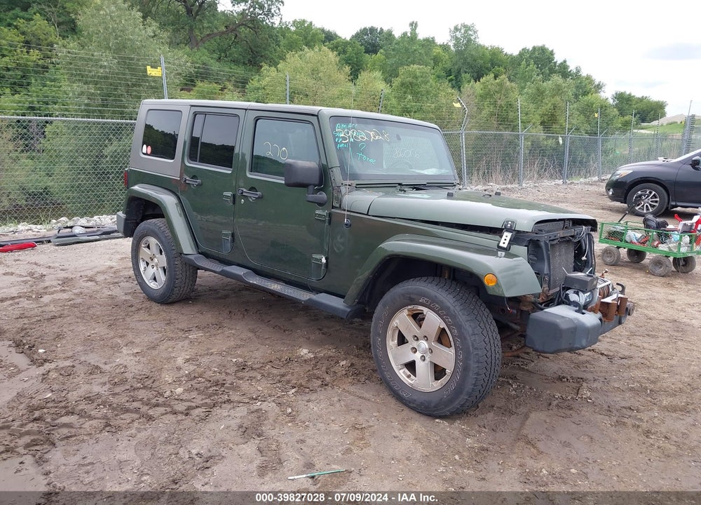 2008 JEEP WRANGLER UNLIMITED SAHARA VIN: 1J4GA59138L589649