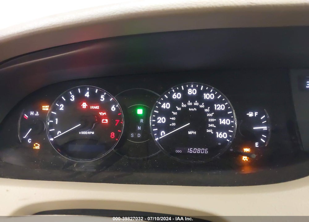 2005 TOYOTA AVALON LIMITED VIN: 4T1BK36B75U033991