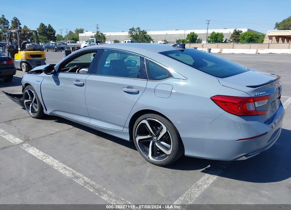 2022 HONDA ACCORD HYBRID SPORT VIN: 1HGCV3F25NA044295