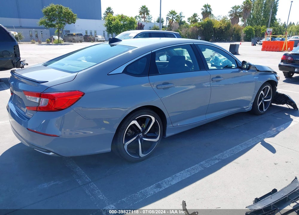 2022 HONDA ACCORD HYBRID SPORT VIN: 1HGCV3F25NA044295