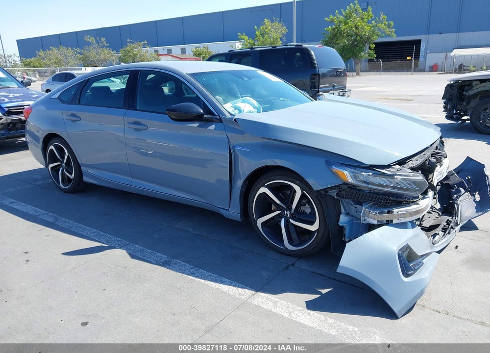 2022 HONDA ACCORD HYBRID SPORT VIN: 1HGCV3F25NA044295