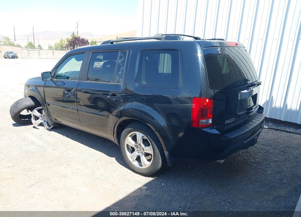 2013 HONDA PILOT EX-L VIN: 5FNYF4H57DB037515